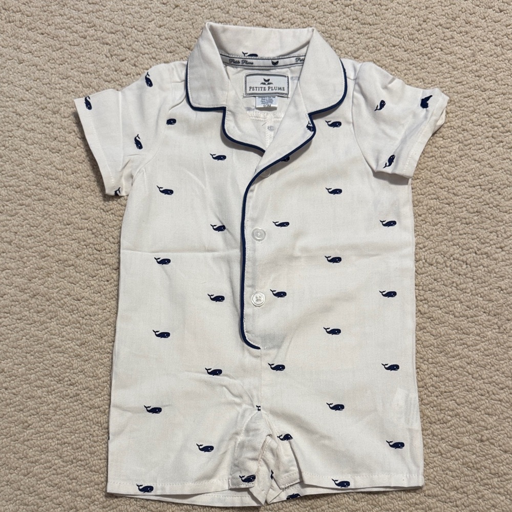 Petite Plume Whale Romper